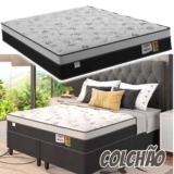 Colchão Casal ou Queen Plumatex de Molas Ensacadas – 22x138x188cm Alfa