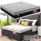 Colchão Casal ou Queen Plumatex de Molas Ensacadas – 22x138x188cm Alfa