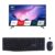 Combo Office – Tela Multilaser 24 Pol HD com Função Smart E Wifi e Teclado e Mouse Sem Fio Teclas Côncavas 1600dpi Preto – TL040K