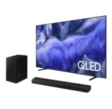 Combo Samsung Vision AI TV 43″ QLED 4K QEF1 2025 + Soundbar HW-B550 – Combo Samsung Vision AI TV 43 polegadas QLED 4K com Soundbar