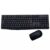 Combo Teclado e Mouse Multimídia Sem Fio 24Ghz 1600dpi Usb Bulk Preto Multilaser – TC269