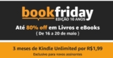 Começou a Book Friday da Amazon 📚