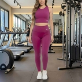 Conjunto Blackout Zero Transparência Legging E Cropped