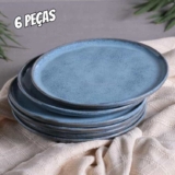 Conjunto C/ 6 Pratos De Sobremesa Bio Breeze Ø 21,5cm