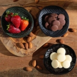 Conjunto com 6 Ramequim Médio Juta Black Sand Ø11×2,2cm 57ml – Porto Brasil – Porto Brasil Cerâmica