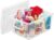 Conjunto de 3 Organizadores Plásticos, Linha bel, 7.5L, 15L e 30L, Cor Cristal, Ordene
