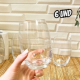 Conjunto De 6 Copos Califórnia 450ml Praticasa Cor Transparente