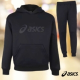 Conjunto de Agasalho Infantil ASICS com Capuz Internal Fechado