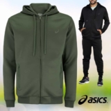 Conjunto de Agasalho Masculino ASICS Interlock Bolso Fusionado