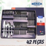 Conjunto de Faqueiro 42 Peças Milano – Brinox – Inox