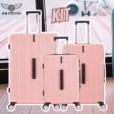 Conjunto de Malas Copenhagen 3 Peças 360° Santino BEV502J rOSA