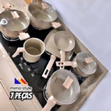 Conjunto De Panelas Sartin Champ 7 Peças Cerâmica Mimo Style