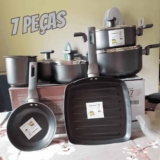 Conjunto De Panelas Sartin Graf 7 Peças Cerâmica Mimo Style