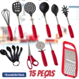 Conjunto de Utensílios Tramontina Utilitá – 15 Peças