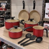 Conjunto Panelas Antiaderente 10 Peças Teflon