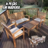 Conjunto Robust Tecido Bege Magazine Decor