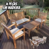 Conjunto Robust Tecido Bege Magazine Decor