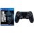 Controle DualShock 4 Sony Sem Fio Jet Black PS4 + The Last of Us II