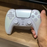 Controle Sony DualSense PS5, Sem Fio, Chroma Pearl