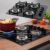 Cook Top à gás 4 bocas vidro preto Suggar