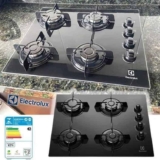 Cooktop A Gás 4 Bocas Electrolux (ke4gp) Cor Preto 127V/220V