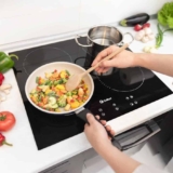 Cooktop de Indução 4 Bocas Gallant Vitrocerâmico Painel Touch Screen Preto 220V GCT04VINA-PT220