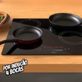 Cooktop por Indução Oster, Touch Screen, 4 Bocas, 220V, OTOP402