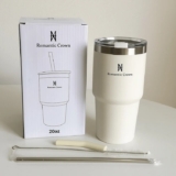 Copo Térmica 600ml Inox Anti-vazamento Para Café/chá/bebidas