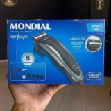 Cortador de Cabelos Hair Stylo Mondial Preto/Prata CR-02