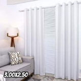 Cortina Oxford Tecido Grosso 300×250 Sala Quarto