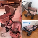 Cosco Kids, Travel System Poppy Trio, Rosa Mescla