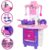Cozinha Infantil Fogão Brinquedo Completa Pia Sai Água Interativa Grande – Pais&Filhos