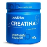 Creatina Probiótica Pote 100g Monoidratada Micronizada Pura Sabor Sem sabor