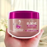 Creme de Tratamento L’Oréal Paris Elseve Quera-Liso Liso com Escova, 300g