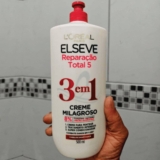 Creme Milagroso 3 em 1 Elseve Reparação Total 5 500ml