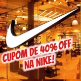 Cupom Nike 40% OFF em Produtos Selecionados