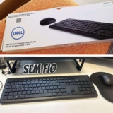 Dell – KM3322W, Teclado e Mouse sem fio, Preto