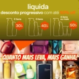 DESCONTO PROGRESSIVO NA NATURA + CUPOM DE 15%!