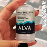 Desodorante Cristal Stick Vegano 60g Alva