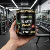 Dilabol Pump Pré Treino Pote 300g Sabor Frutas Amarelas Diabo Verde – FTW