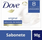 Dove Sabonete Em Barra Branco 90G – 8Un