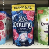 DOWNY Amaciante Concentrado Brisa Intenso 1.6L, Rende 6.4L, Perfume + Intenso
