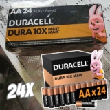 Duracell Pilha Alcalina AA/AAA Com 24 Unidades