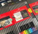 EcoLápis de Cor SuperSoft Cores Metálicas, Faber-Castell, 12 Cores