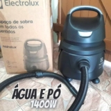 Electrolux, Aspirador água pó, compacto, potente função sopro 1400W 12L total 5L util protetor termico AWD02
