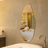 Espelho Orgânico 70cm Decoração Lapidado Design Moderno Luxo