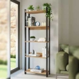 Estante Multiuso Livreiro Estilo Industrial 5 Prateleira Je Home