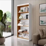 Estante Para Livros Com Divisoria E 5 Prateleiras Multiuso