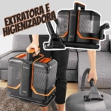 Extratora e Higienizadora Portátil Deep Cleaner II EXP-02-O 1800W Preto e Laranja Mondial 127V