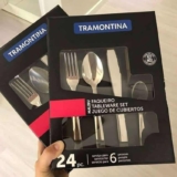 Faqueiro 24 Peças Em Aço Inox Alto Brilho Malibu Tramontina
